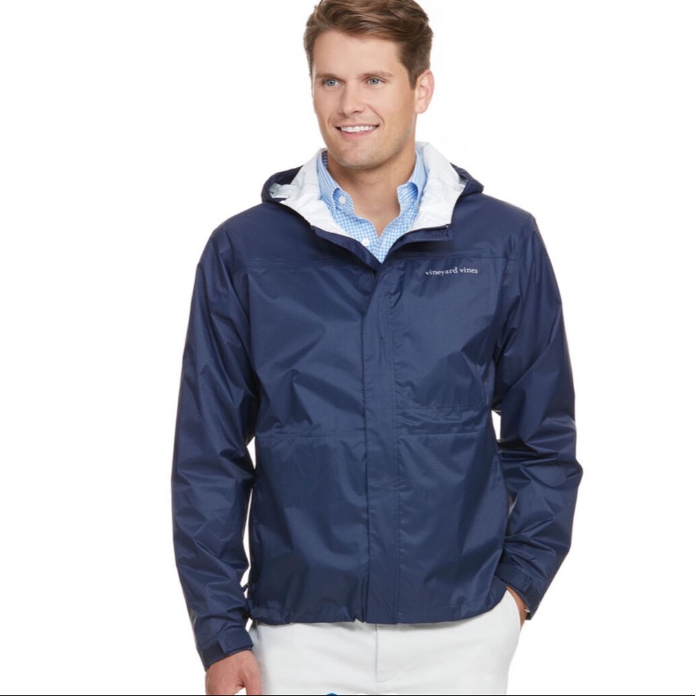 VINEYARD VINES Beacon Zip Windbreaker Jacket Large